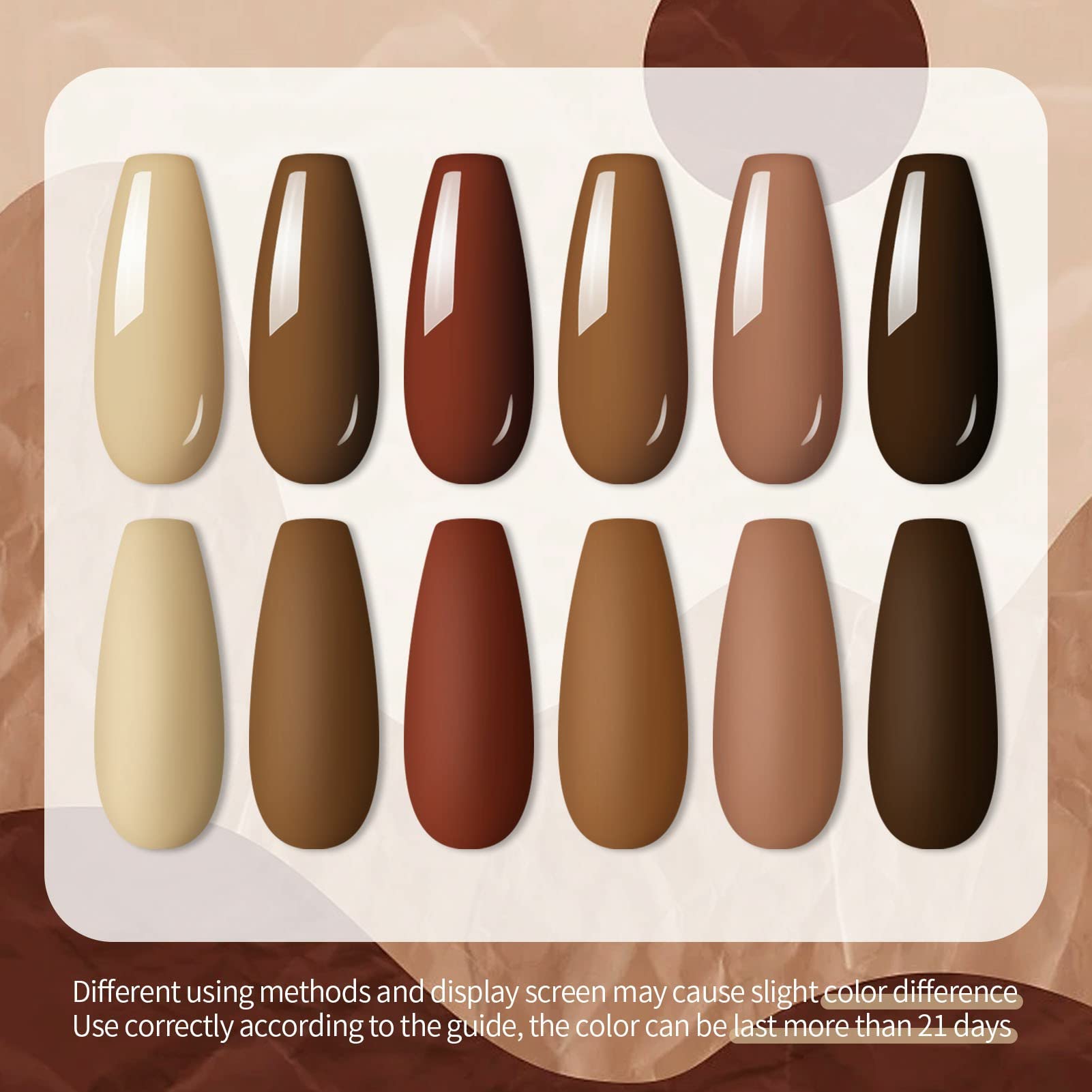 UR SUGAR application scene with base coat and color layers for even coverage.