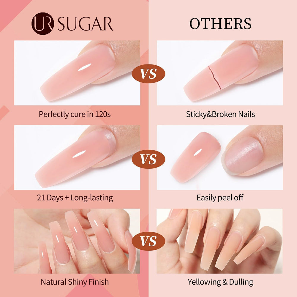 UR SUGAR long-lasting wear up to one month with proper application.