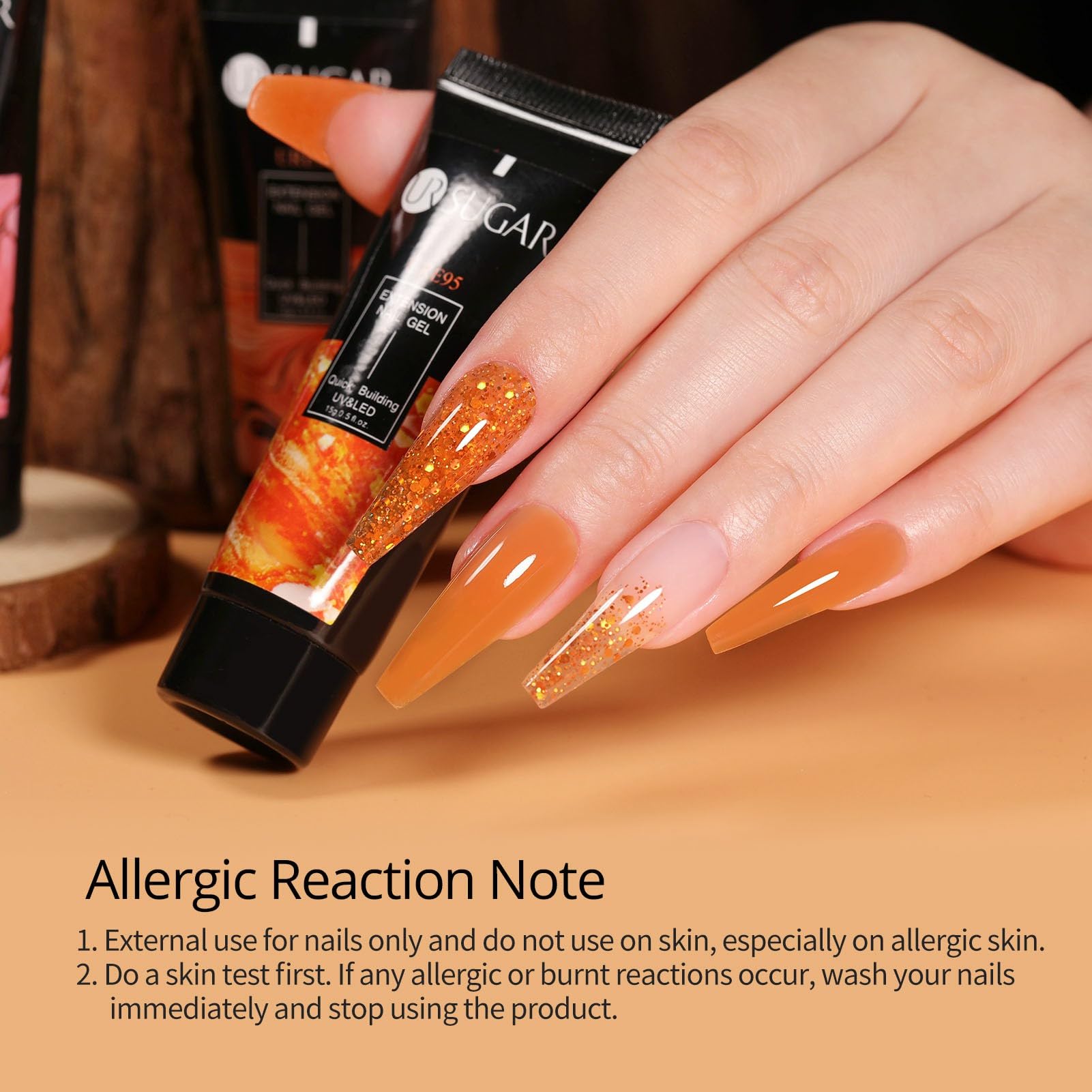 UR SUGAR quick-build gel extensions enable fast nail length