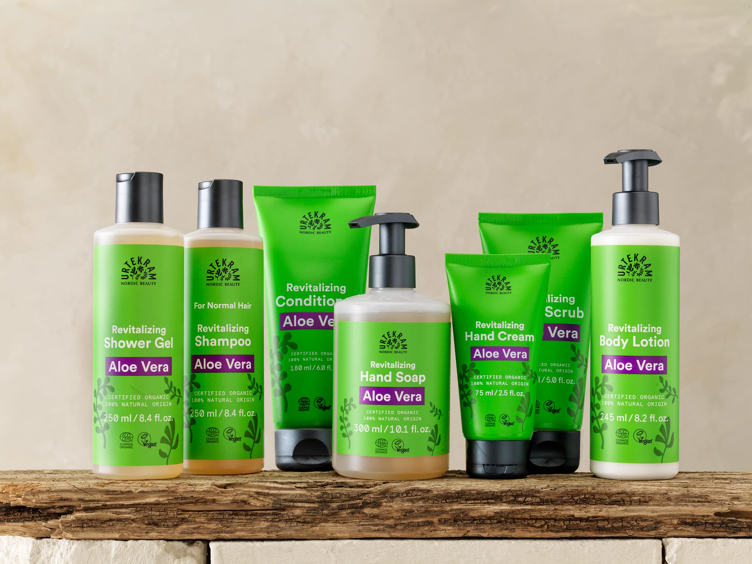 Urtekram Aloe Vera Conditioner in use during hair wash for easy combing.