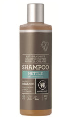 Urtekram nettle organic shampoo bottle for refreshed hair and scalp cleansing