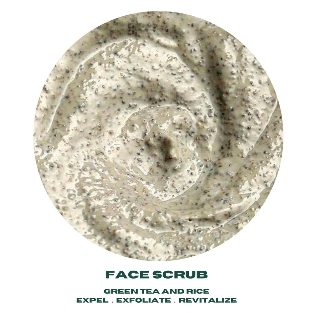 Pre-shave prep with Urth Exfoliating Scrub for a smoother shave