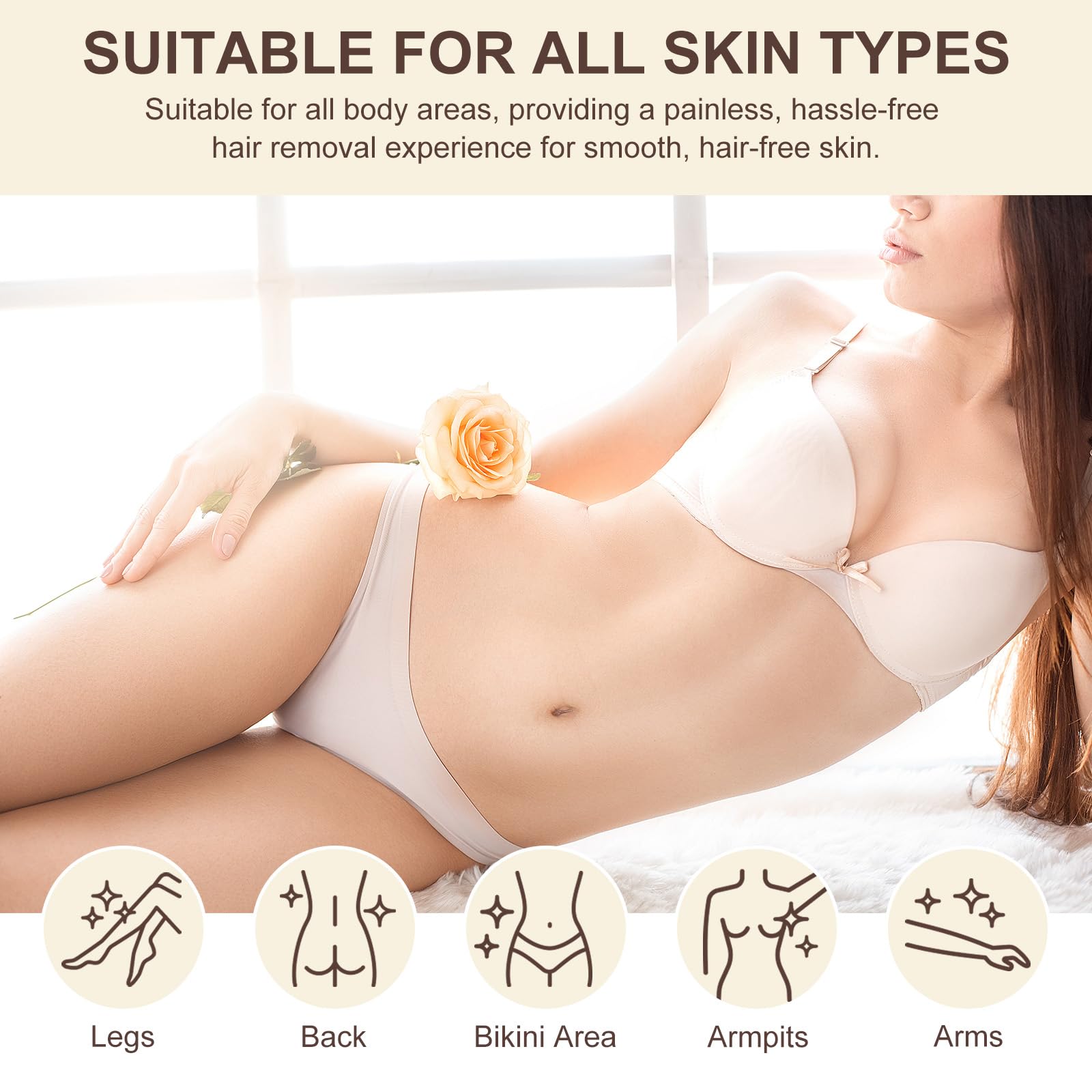 Uruses oil applied underarm for skin care and moisture.