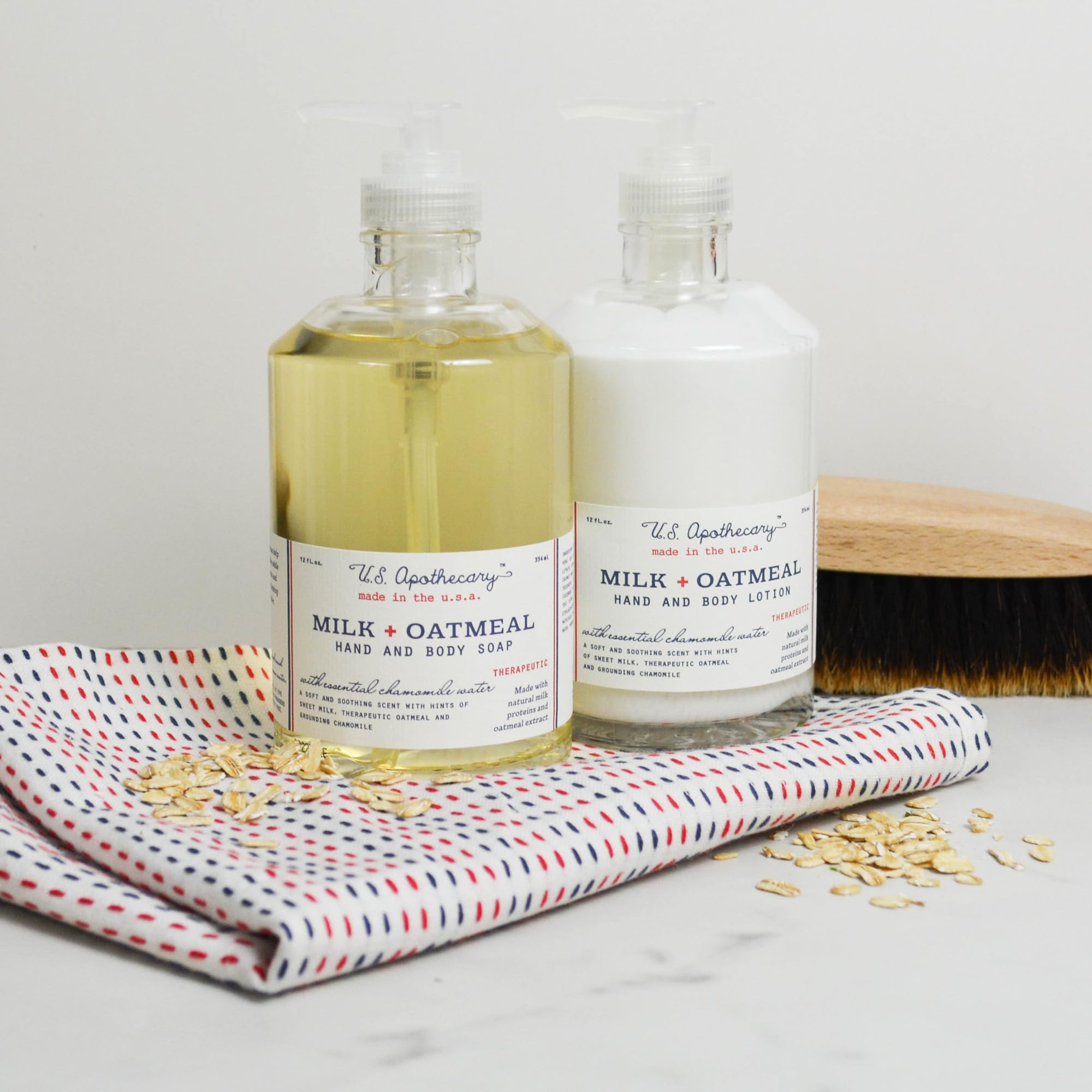 Bottle label highlights vegan, plant-based formula