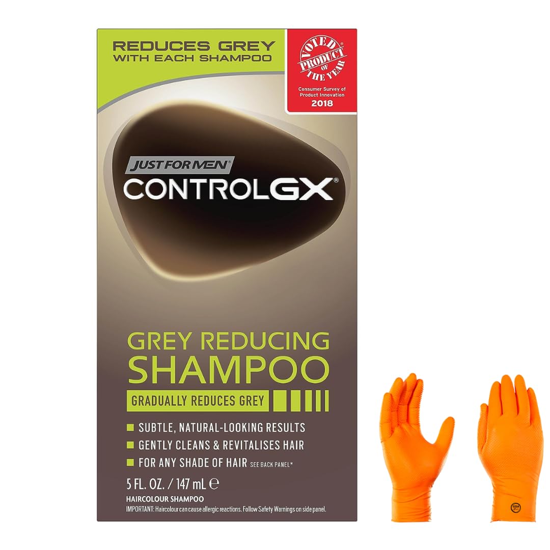 USA Supply JFM Control GX gray reducing shampoo visibly reduces grayness for soft, manageable hair.