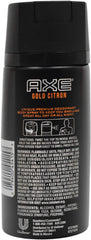 Utilisation quotidienne avec AXE Gold Citron pour une fraicheur tout au long de la journee.