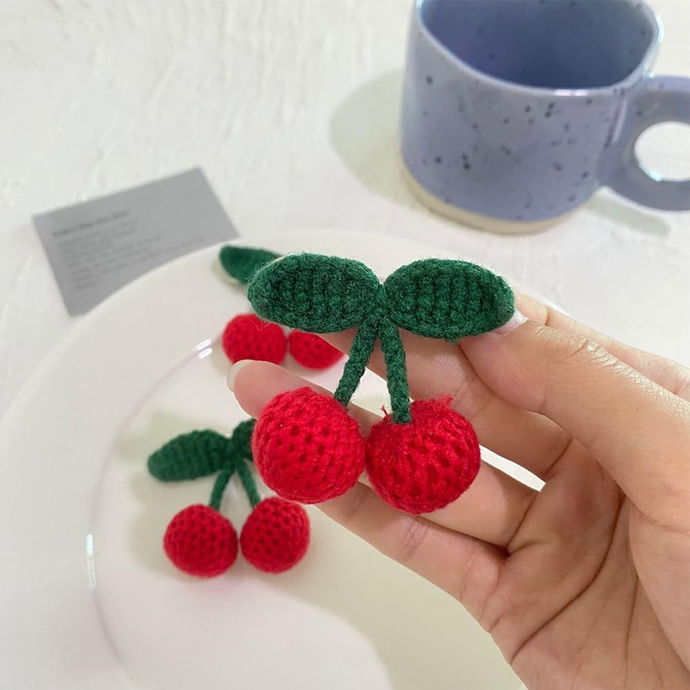 USBCele alligator clip hair pin in cherry shape for secure styling