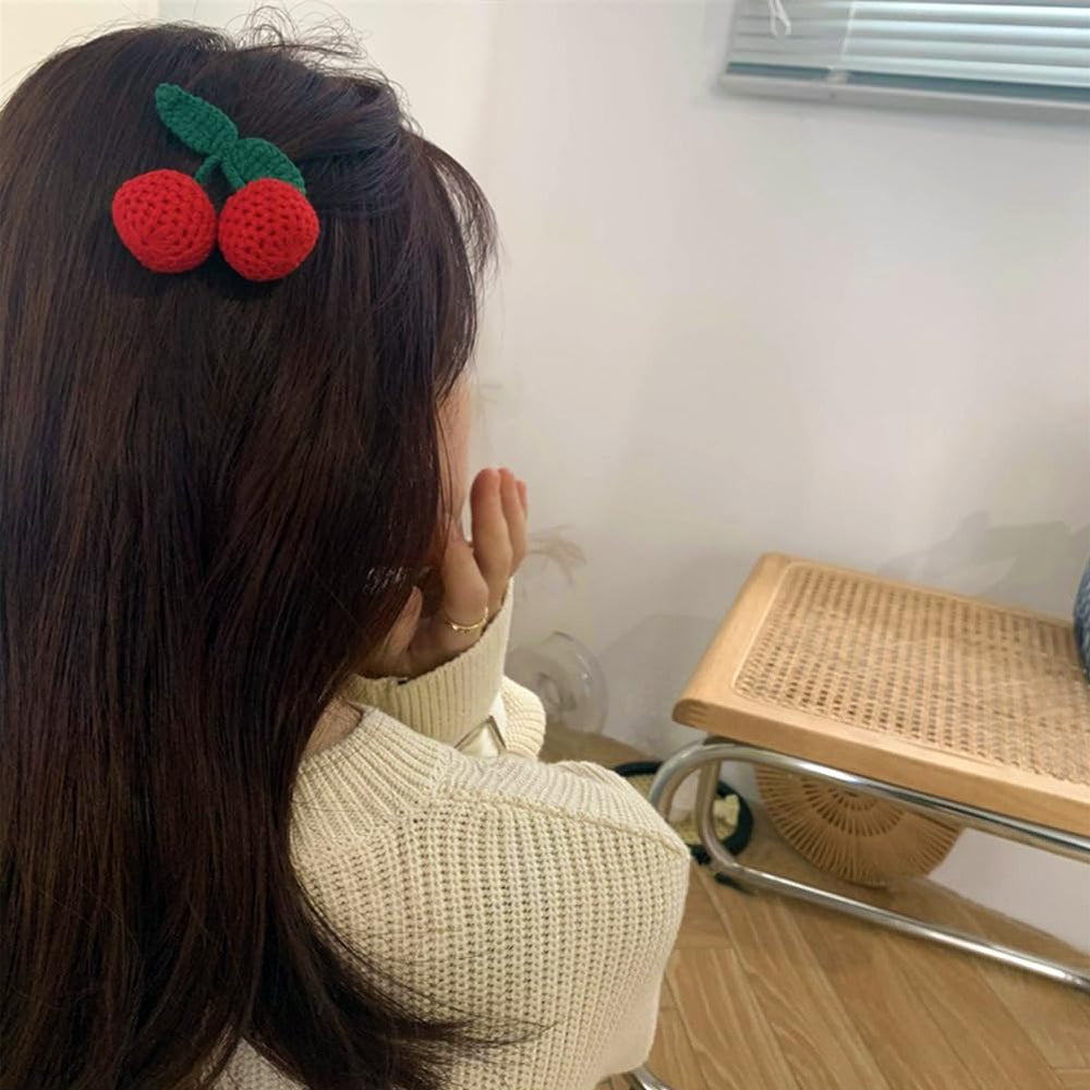 USBCele gift-ready cherry hair pin suitable for birthdays or holidays