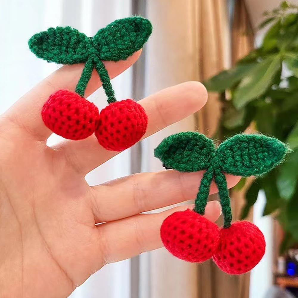 USBCele sweet cherry hair accessory brightening kids’ hairstyles