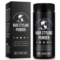USBSREGARDS Hair Styling Powder Pack Shot showing volumizing powder for fuller hair.
