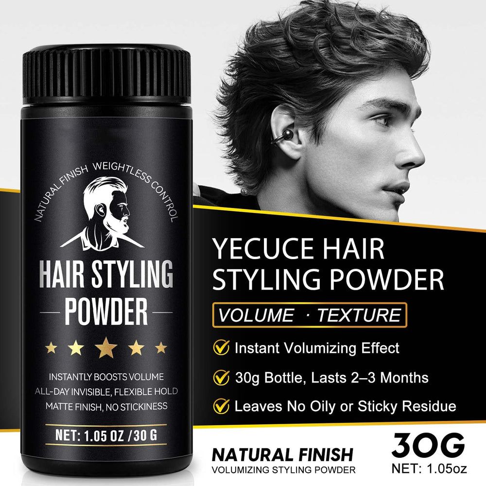 USBSREGARDS Long-Lasting Hold Styling Powder in action for all-day style.