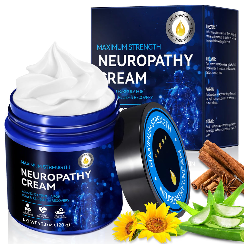 USBSREGARDS Neuropathy Cream front label showing product name and benefits