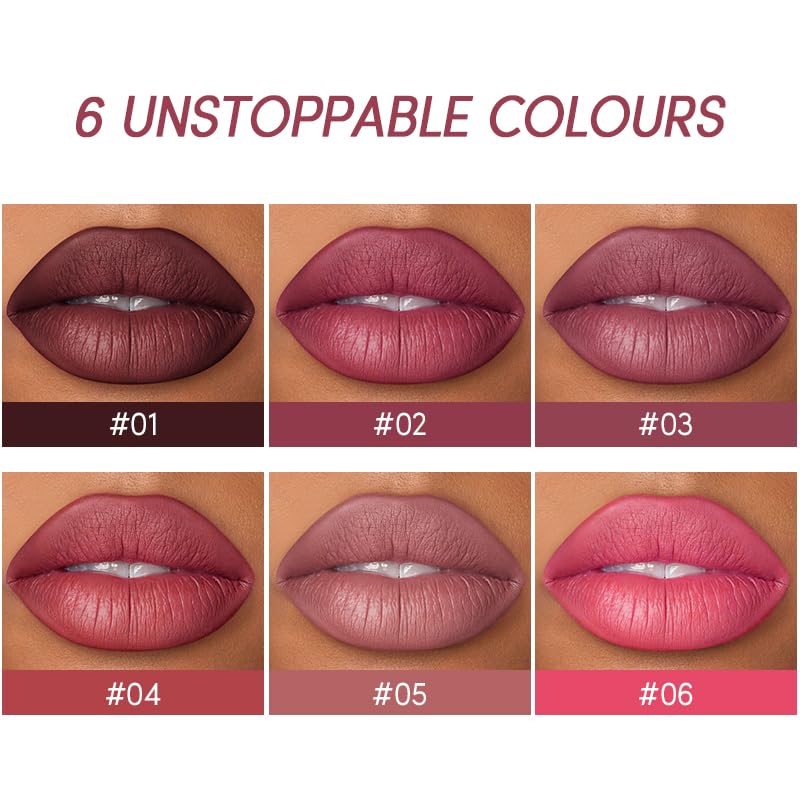 USHAS ultralightweight lipstick provides comfortable wear all day.