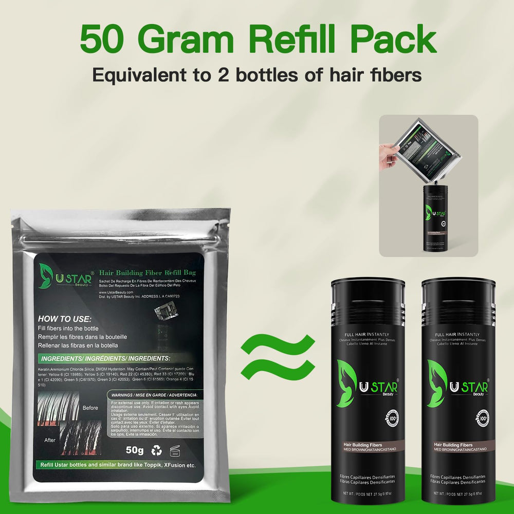 USTAR 50g refill bag reduces downtime and waste.