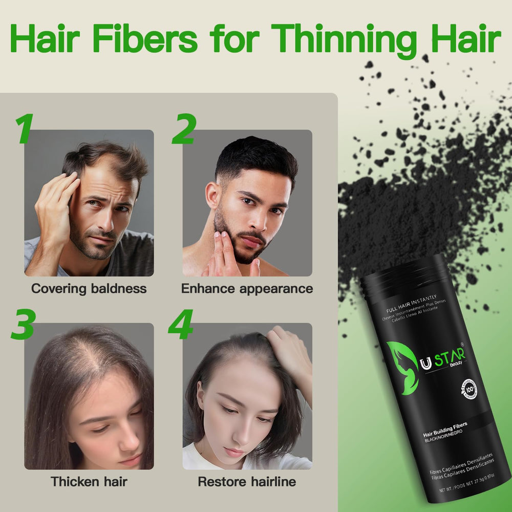 USTAR Hairline Optimizer tool ensuring even fiber distribution.