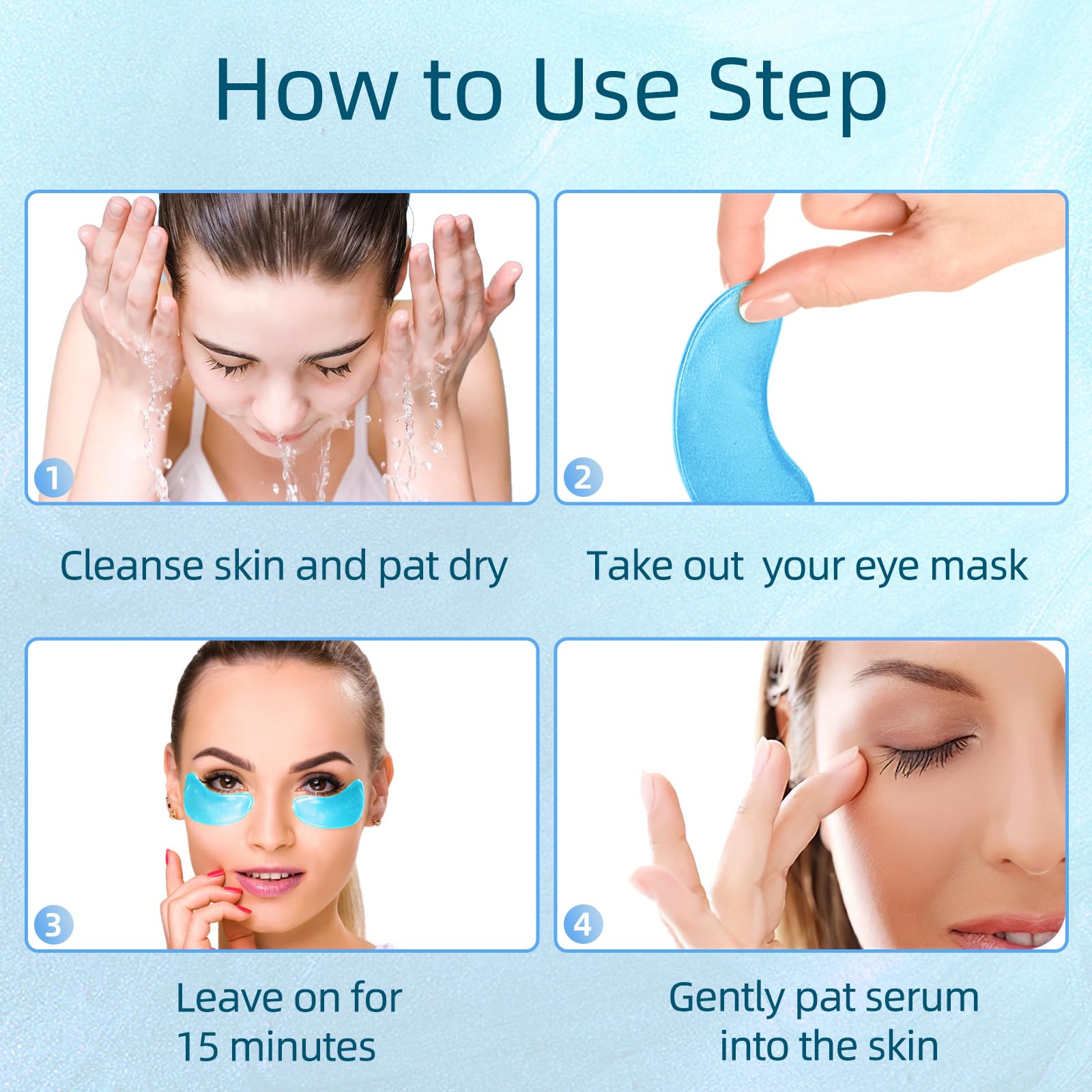 USTELIR patches suitable for all skin types and suitable for men and women.