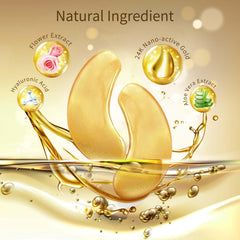 USTELIR Aloe Vera eye patch moisturizes and calms the skin.