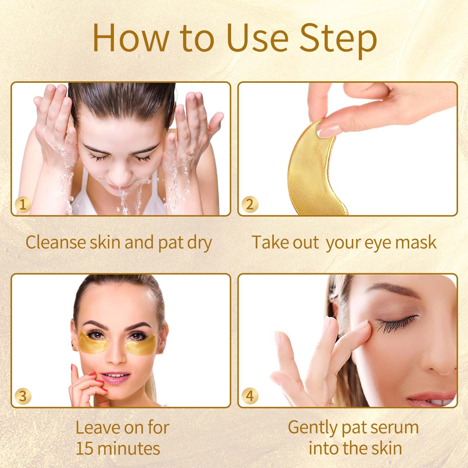 USTELIR Eye patches variety pack provides multi-formula care.