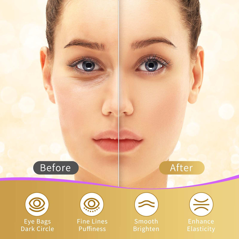 USTELIR Hyaluronic Acid eye mask hydrates and softens fine lines.