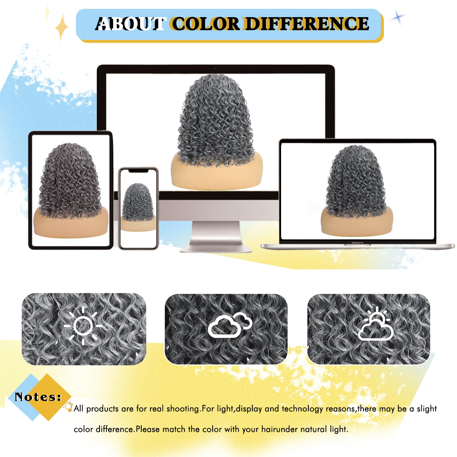 Usweety headband wig designed for daily wear with natural appearance