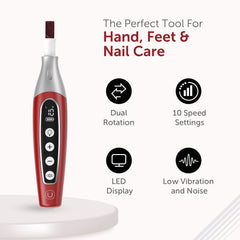 UTILYZE PediLux Pro 20 sanding bands for smooth buffing and shaping.