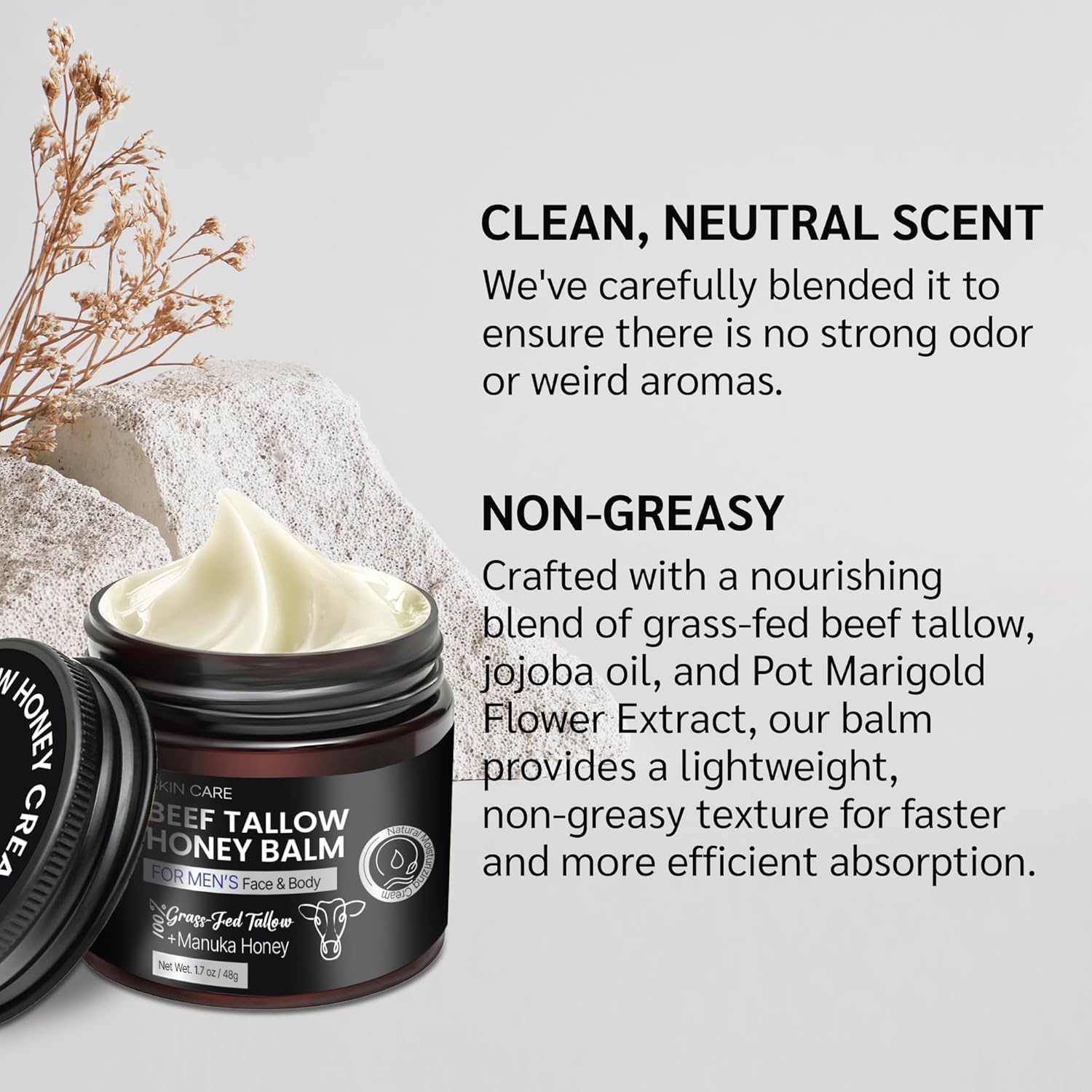 Uttse Manuka honey swirl on surface signals nourishing skincare benefits