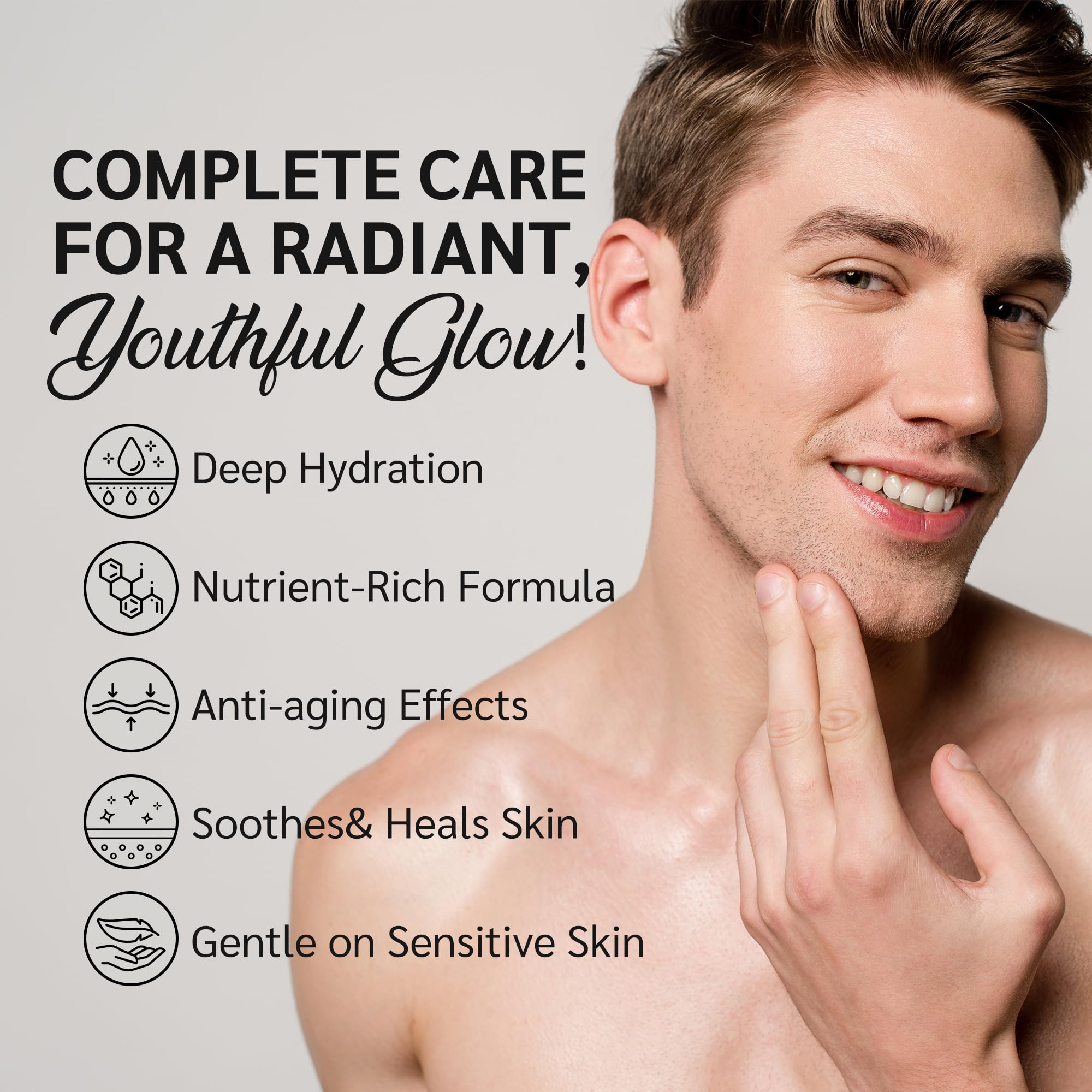 Uttse multi-functional balm applied to hands demonstrates facial and body care
