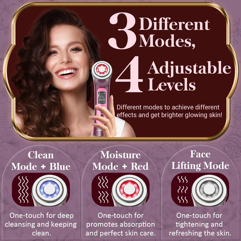 UUPAS blue-light mode on the face to refresh complexion