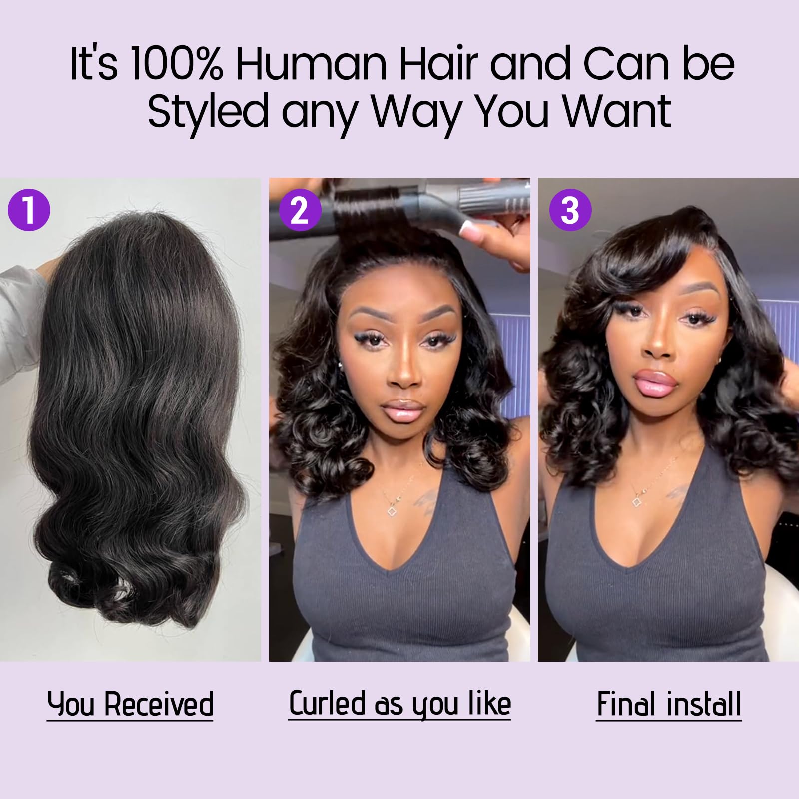 Lace front cap with four combs and adjustable band for secure fit