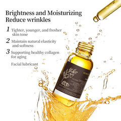 UWPU-IU Oil ingredient panel highlights squalane and jojoba for nourishment.