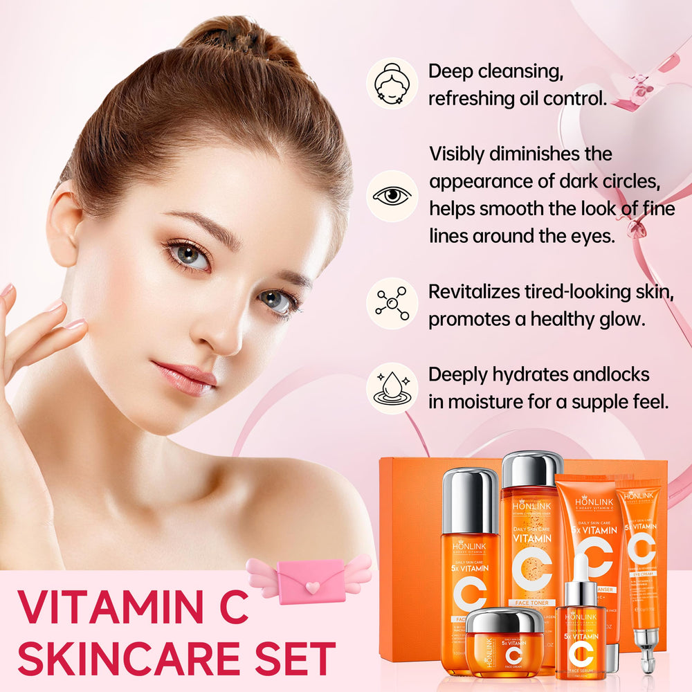 UZTUZT 6-piece skincare set body lotion bottle for smooth skin