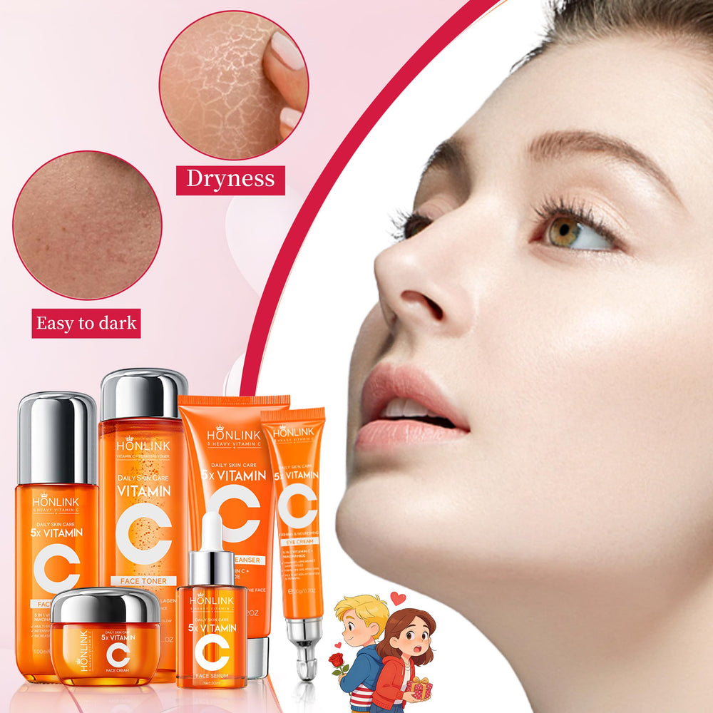 UZTUZT 6-piece skincare set eye cream tube for brightening