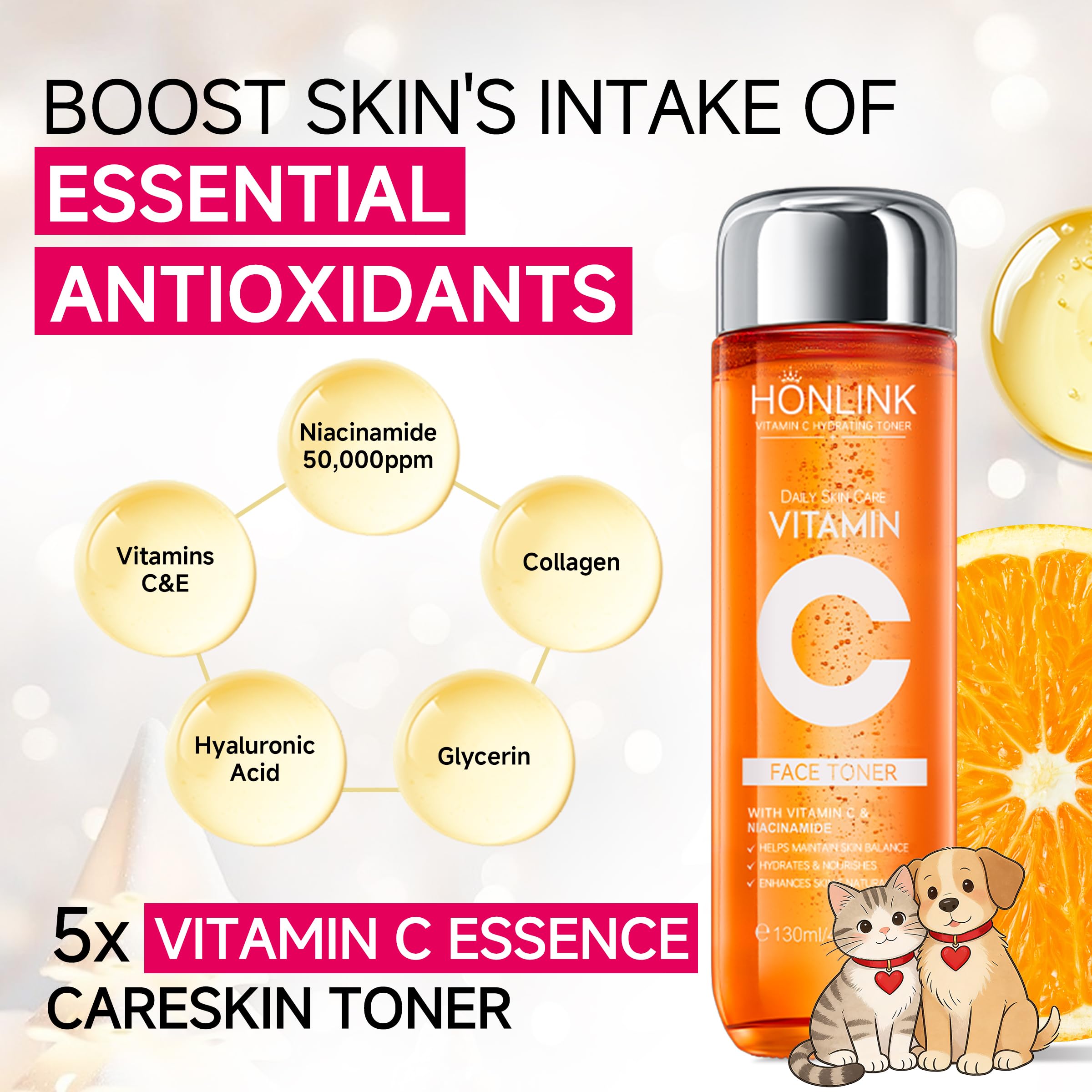 UZTUZT toner demonstrates niacinamide pore-minimizing action close-up.