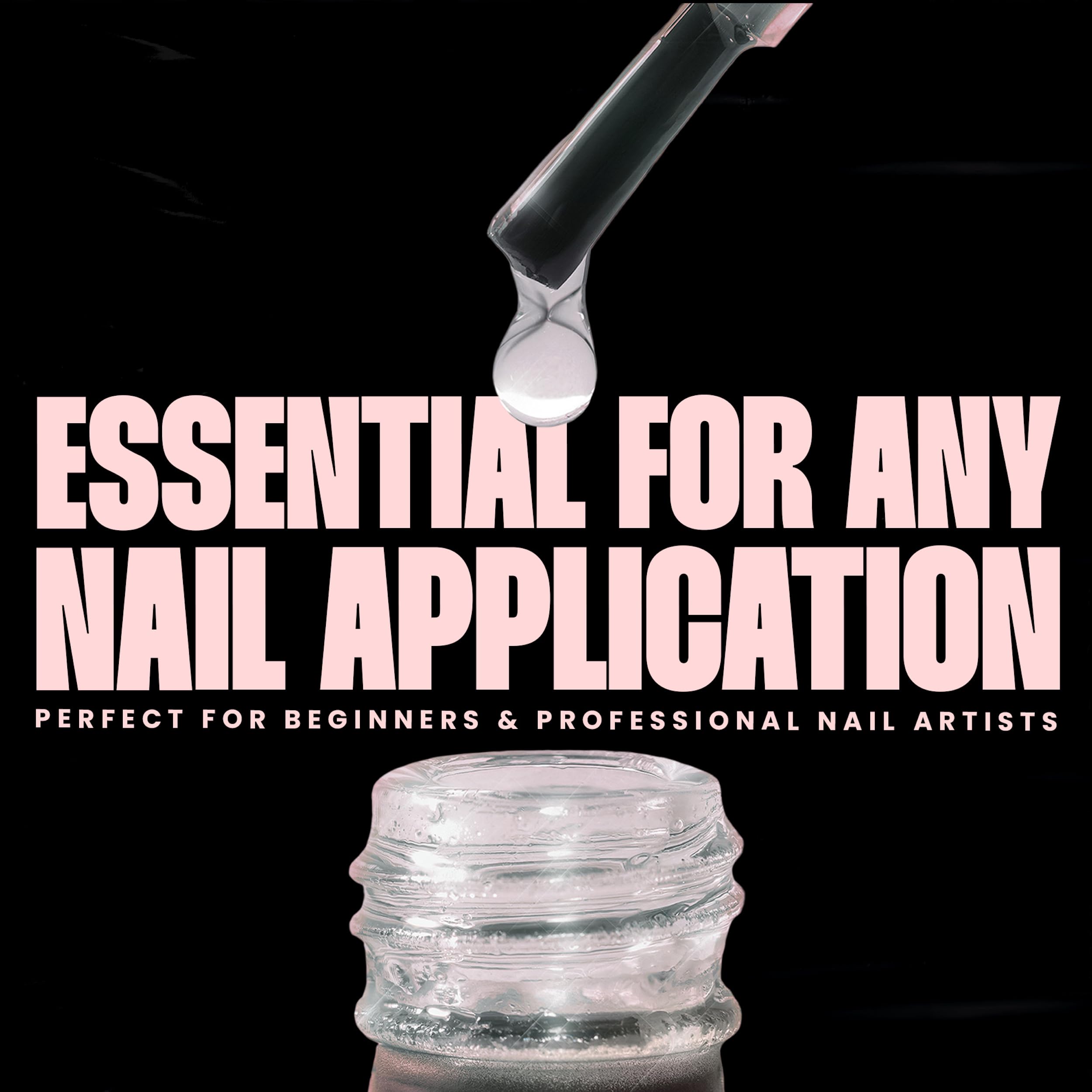 V Beauty Pure Gel Base Coat works with all gel nail systems for a seamless finish