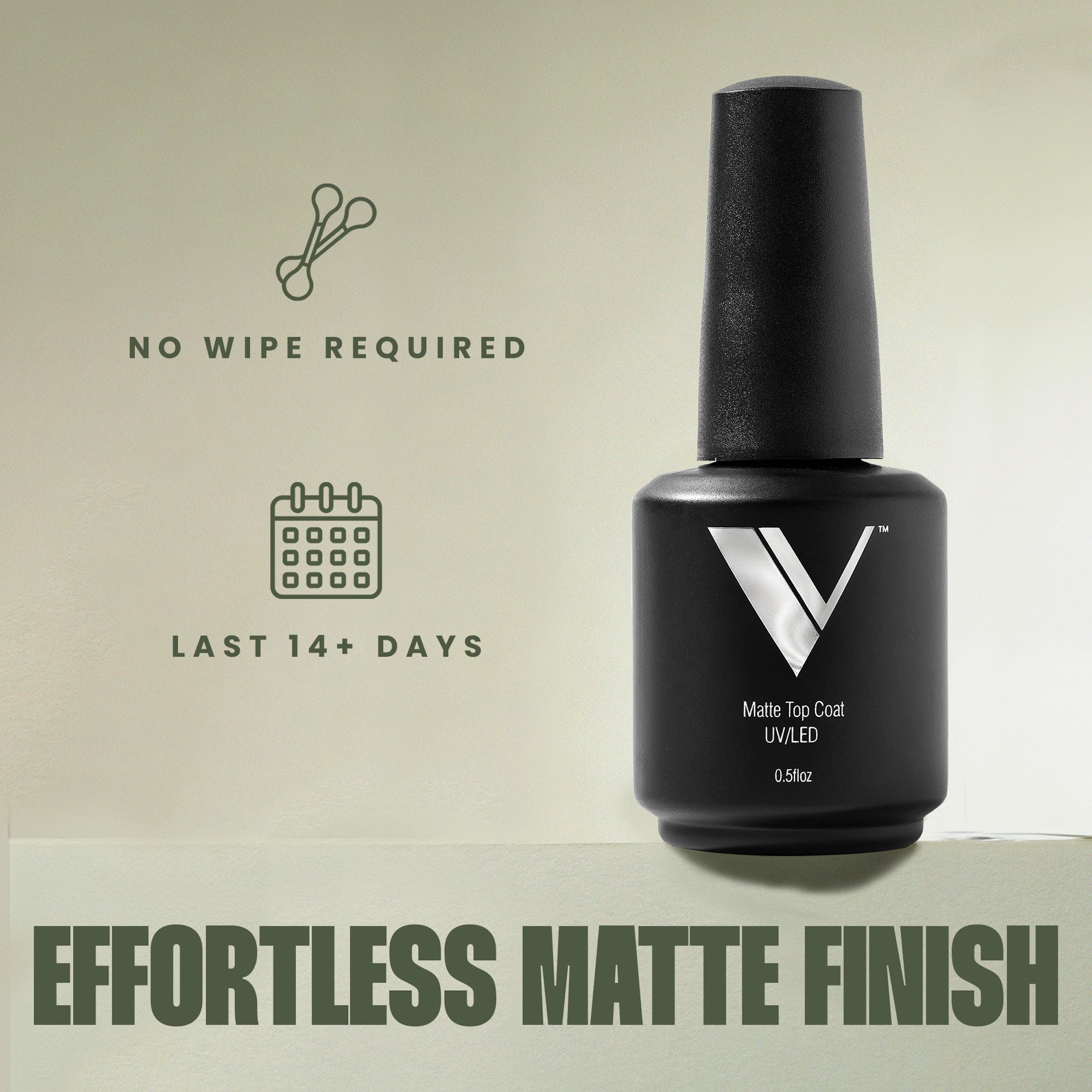 V Beauty Pure soak-off removal makes removal easy and protects natural nails.