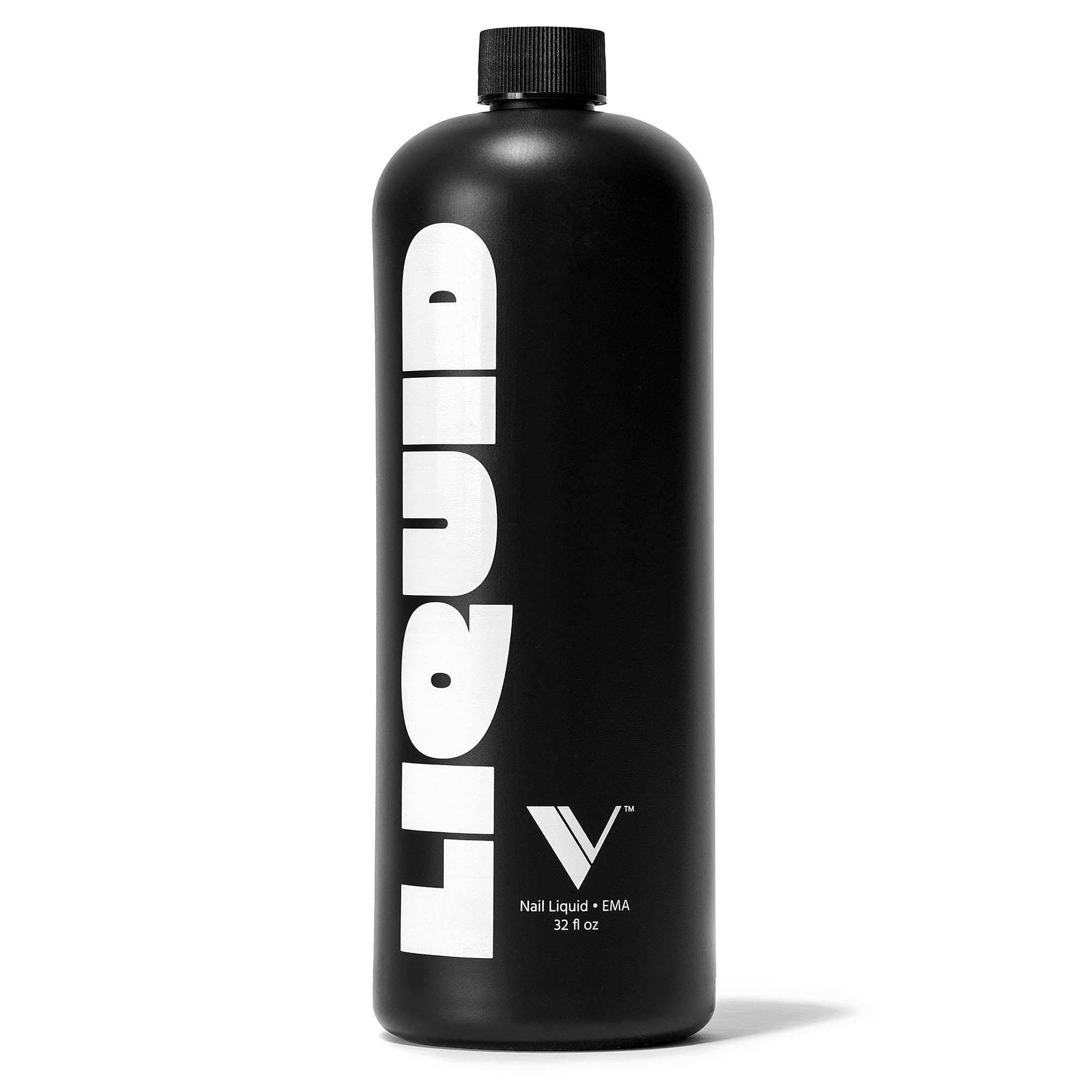 V Beauty Pure monomer liquid 32oz bottle for smooth, durable acrylic nails.