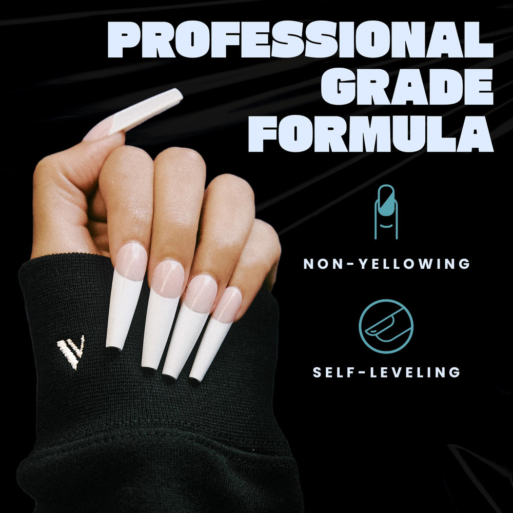 V Beauty Pure monomer liquid sculpting session supports precise shaping.