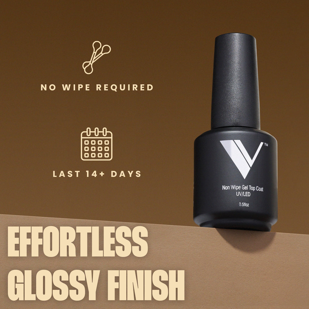 V Beauty Pure top coat provides scratch resistance for everyday activities.