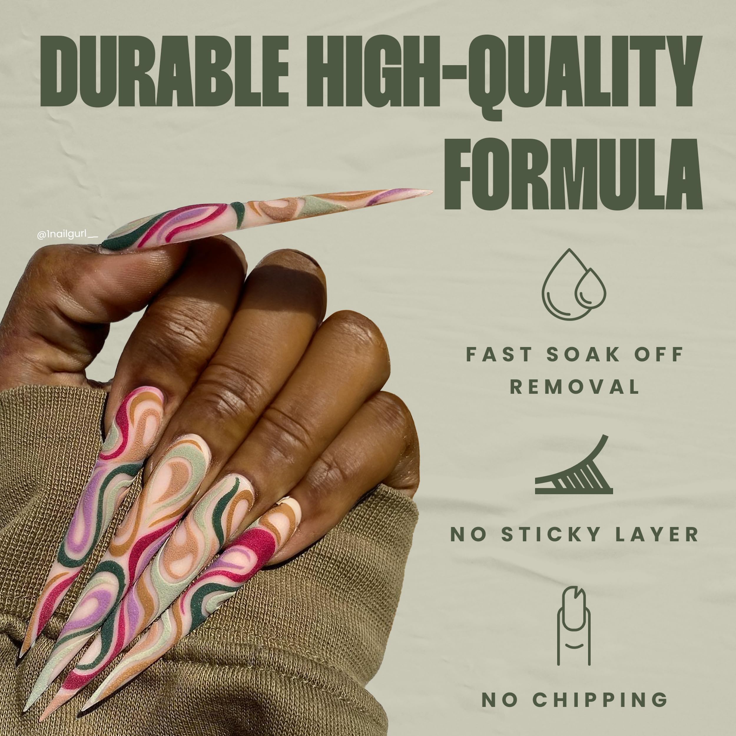 V Beauty Pure scratch and stain protection helps nails stay fresh between manicures.