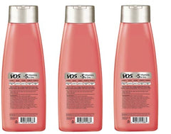 V05 Extra Body Shampoo lather demonstrates light cleansing and easy styling.