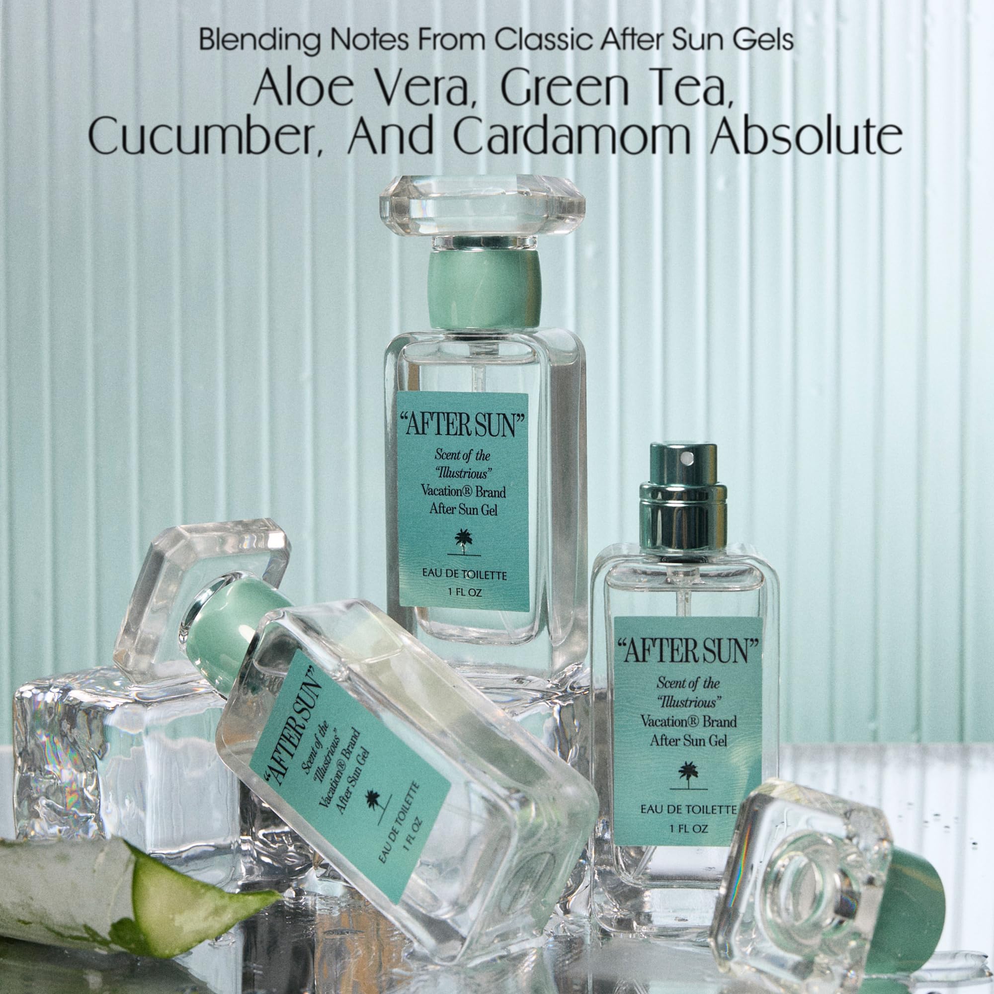 Spritz of VACATION After Sun delivers a refreshing, unisex aroma.