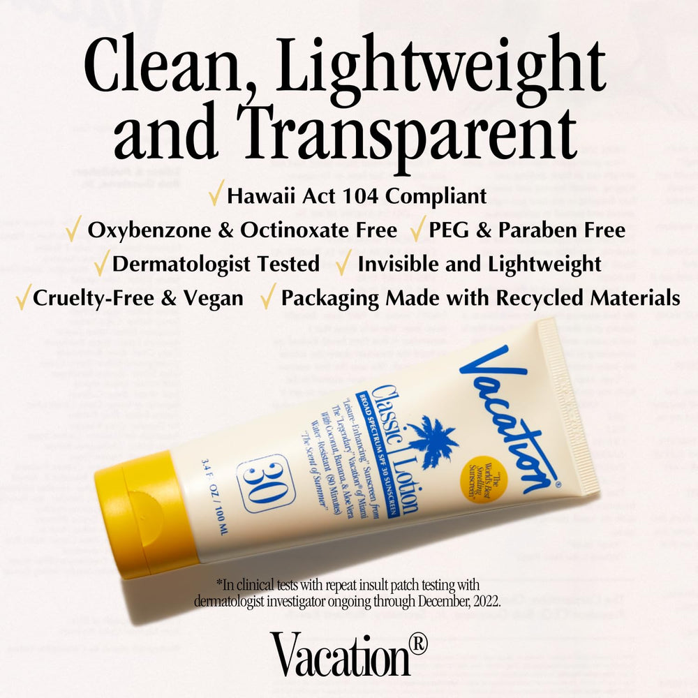 VACATION Air Freshener bundle packaging highlights travel-friendly design.