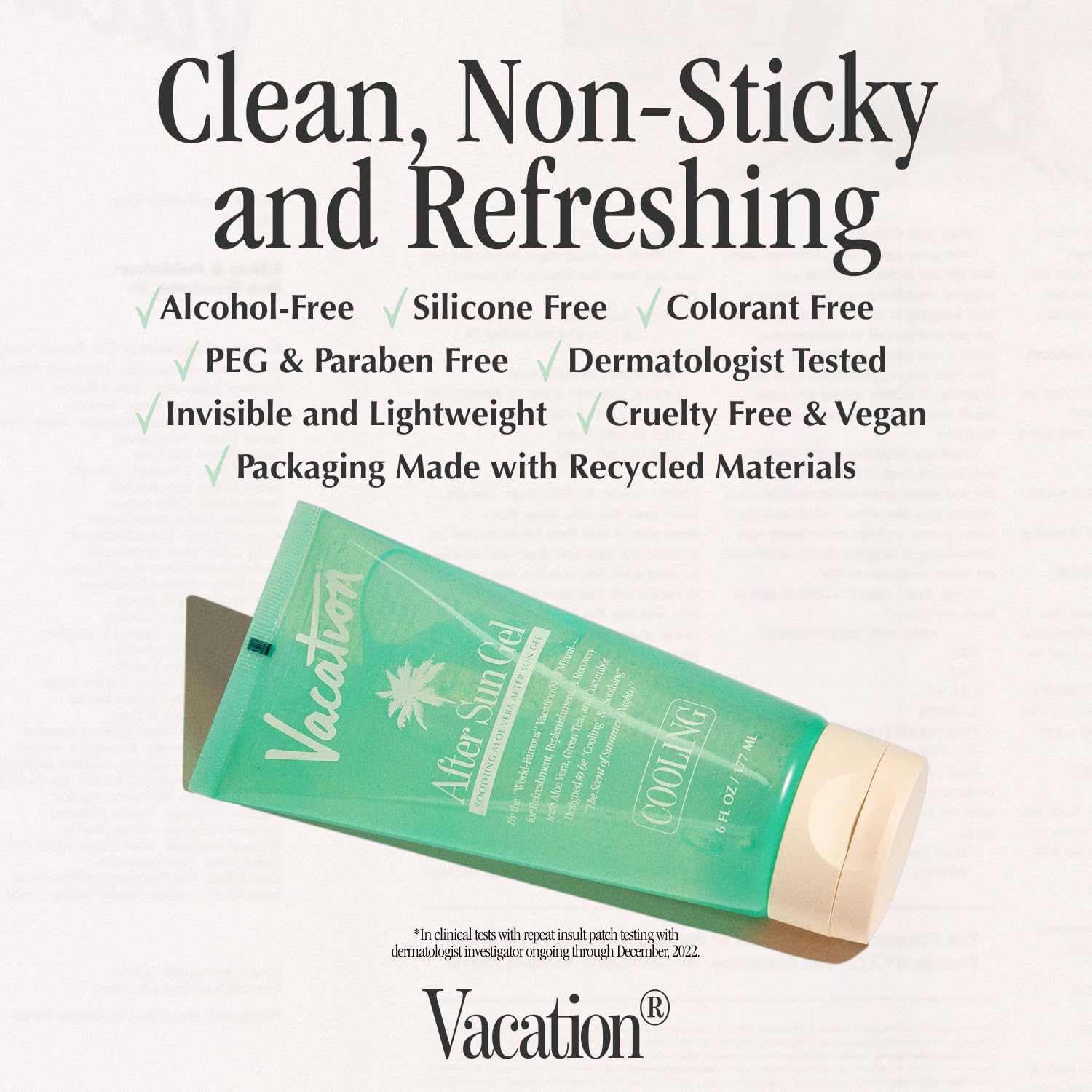 VACATION bundle packaging front shot emphasizes all-in-one soothing sun care