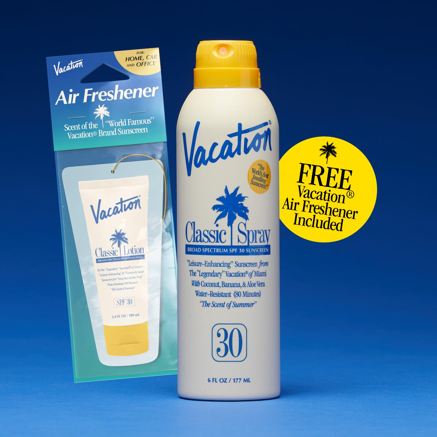 Vacation Classic sunscreen spray provides no white cast on diverse skin tones