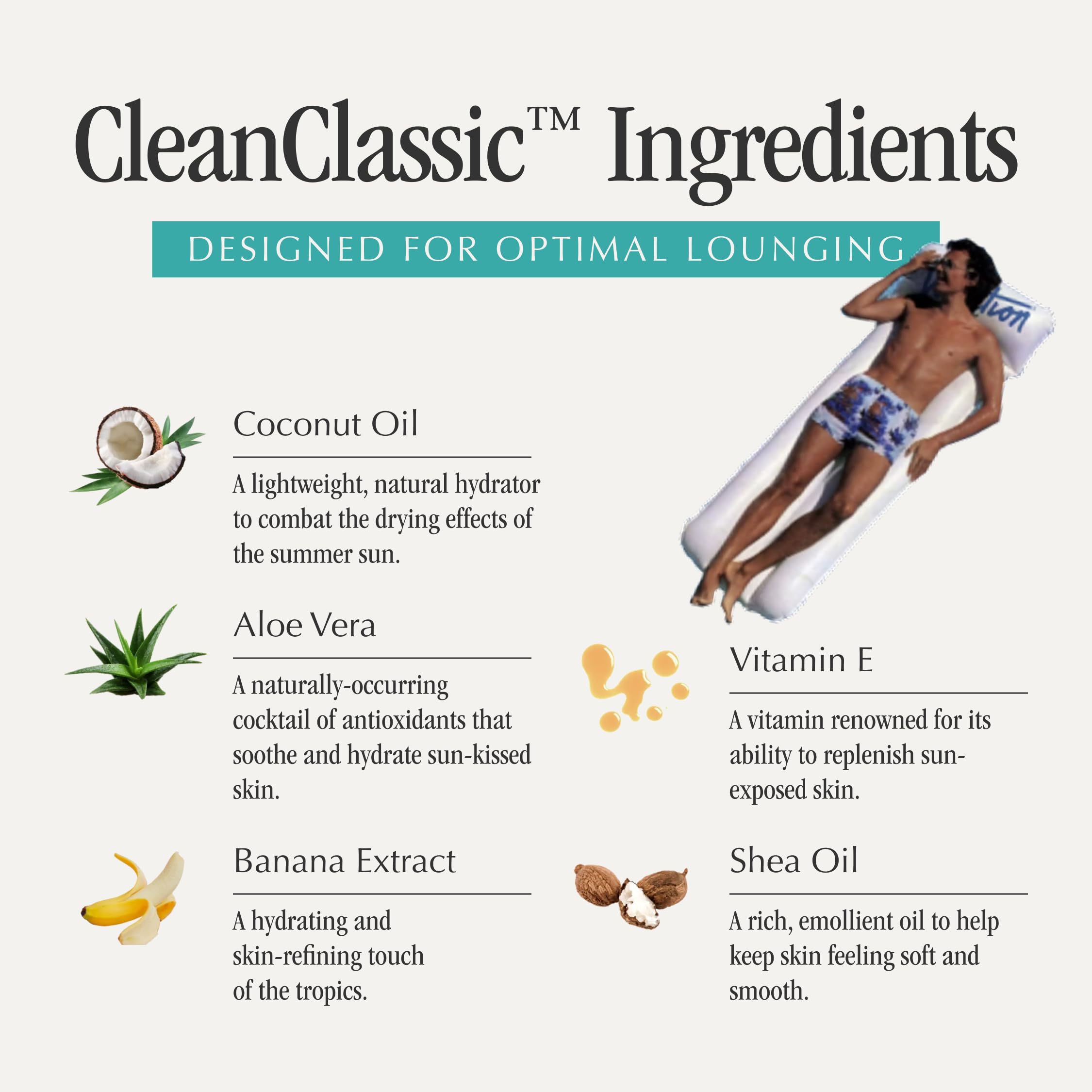 VACATION Classic Sunscreen Spray 3-pack image conveys family-ready value.