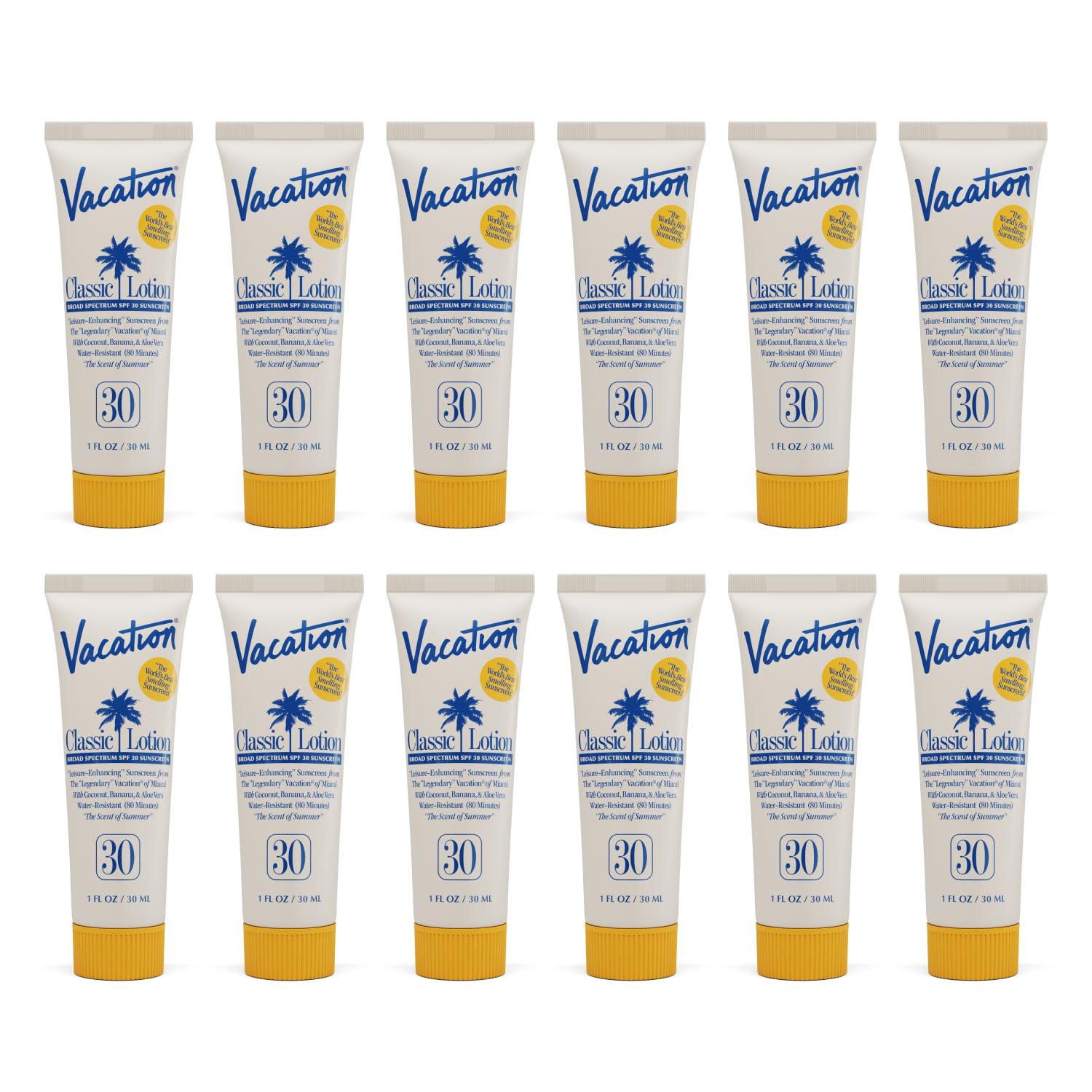 Vacation Mini Classic Sunscreen SPF 30 travel pack; 1oz minis for on-the-go protection