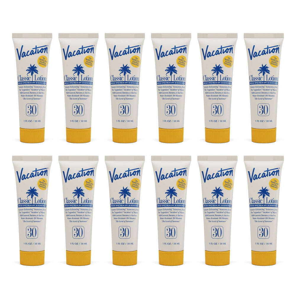 Vacation Mini Classic Sunscreen SPF 30 travel pack; 1oz minis for on-the-go protection