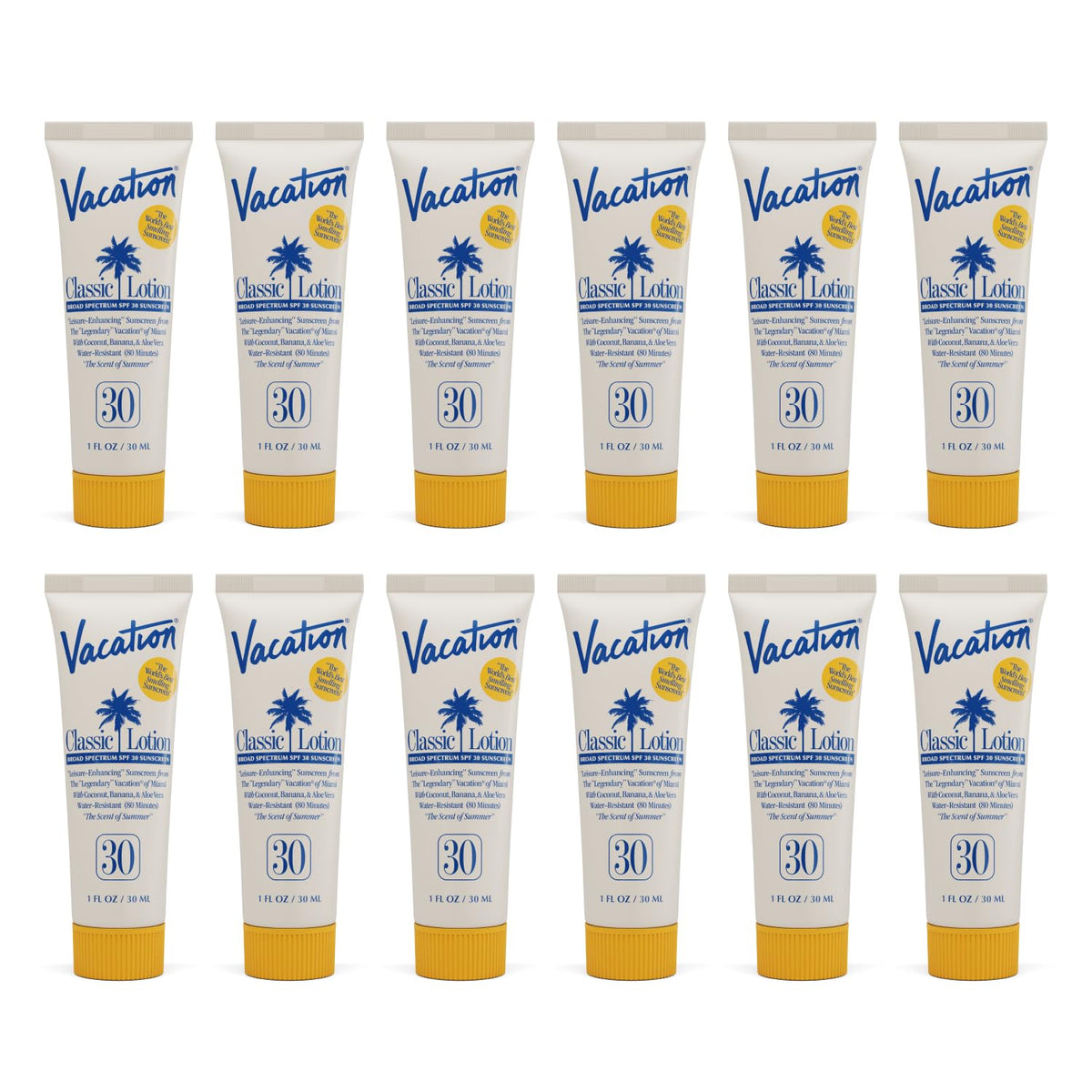 Vacation Mini Classic Sunscreen SPF 30 travel pack; 1oz minis for on-the-go protection