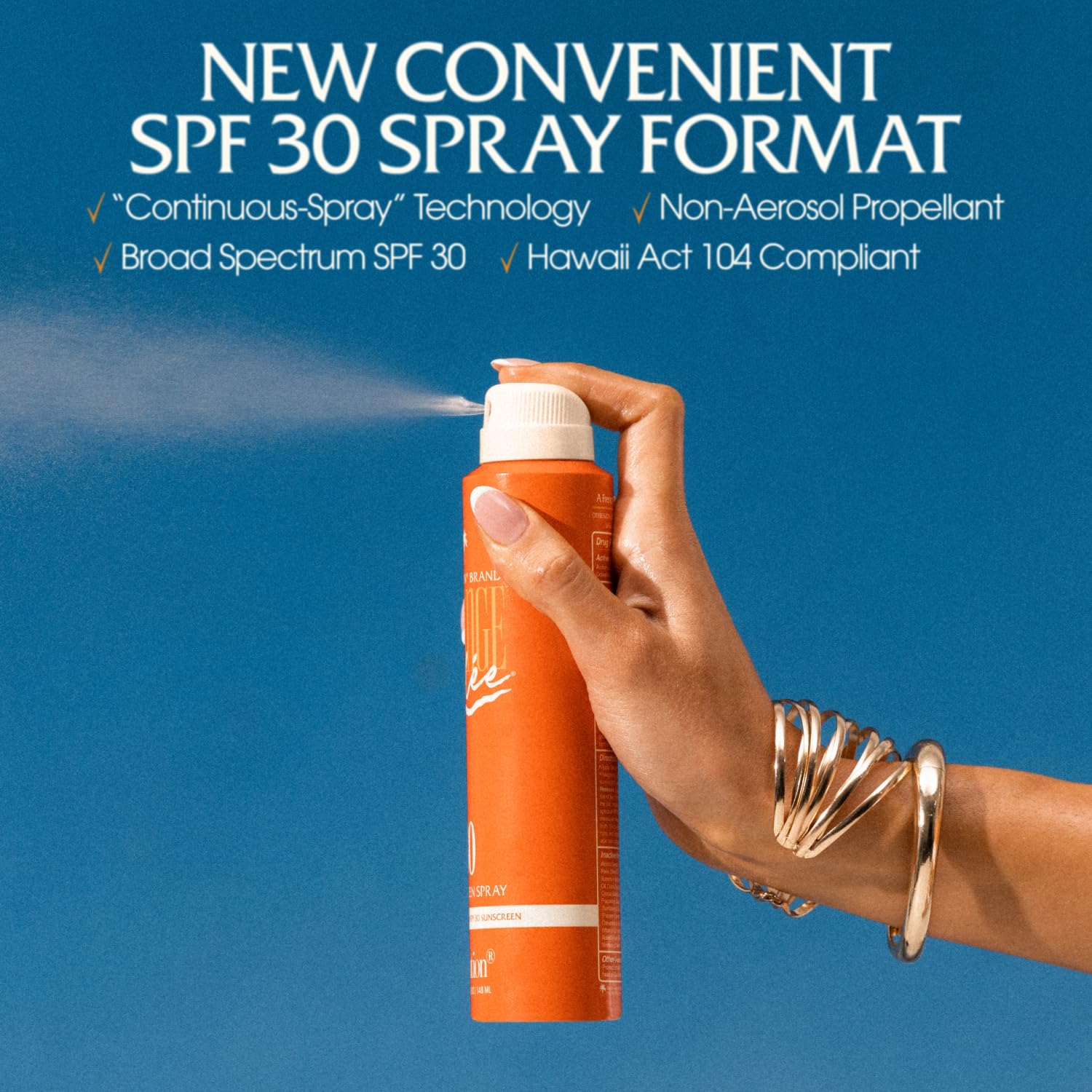Hanging car air freshener from Vacation Orange Gelée keeps spaces smelling fresh.