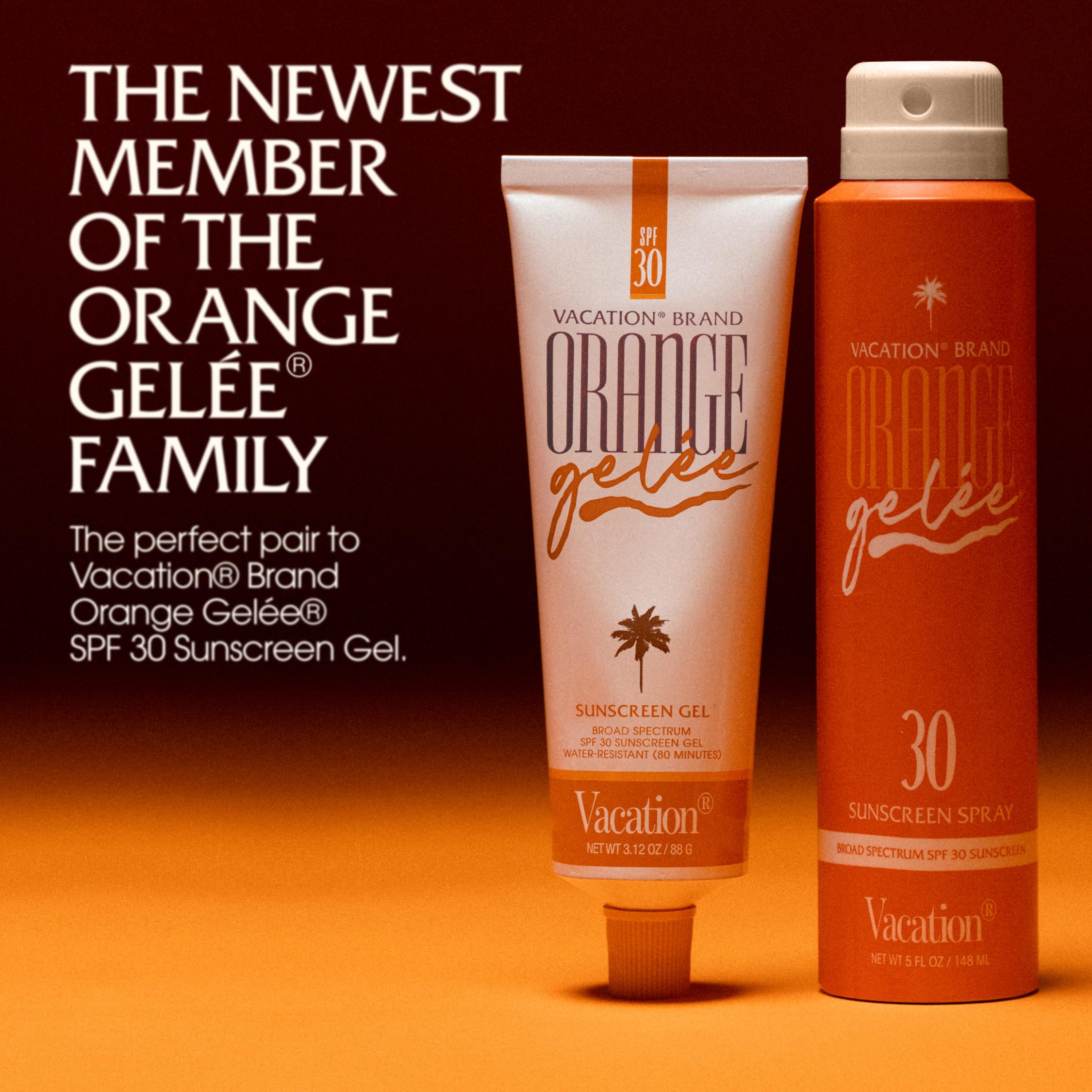 Luxurious moisturizing body oil spray from Vacation Orange Gelée on skin.